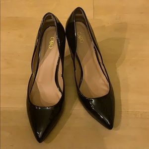 Cato black pumps